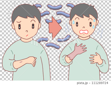 病気・疾病 - 人食いバクテリア・壊死 111289724