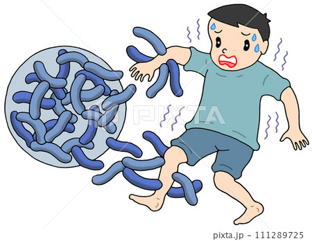 病気・疾病のイラスト - 人食いバクテリア 111289725