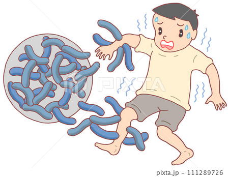 病気・疾病のイラスト - 人食いバクテリア 111289726