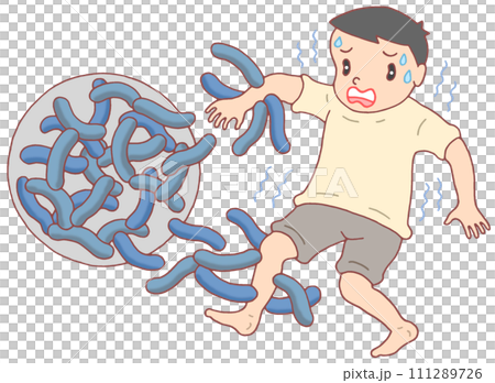 病気・疾病のイラスト - 人食いバクテリア 111289726