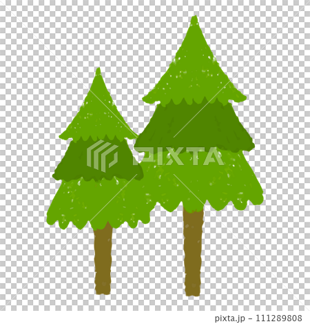 手描きの杉のイラスト素材 [111289808] - PIXTA