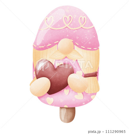 Valentine's Day themed ice cream bars Valentine's Day themed ice cream bars 111290965
