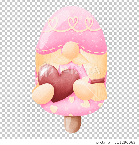 Valentine's Day themed ice cream bars Valentine's Day themed ice cream bars 111290965