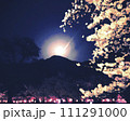 夜桜まつりの背景 111291000