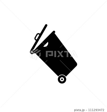 trash can vector icon 111293472