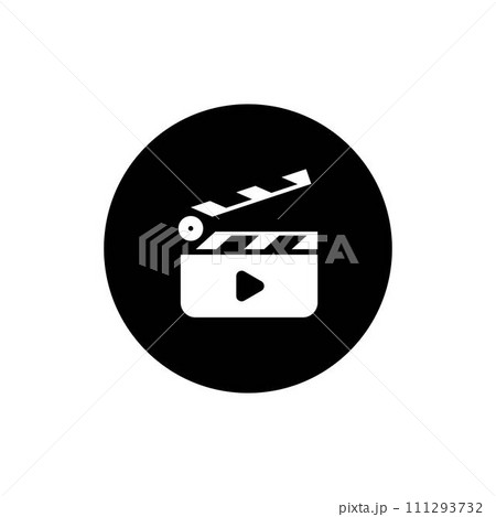 clapper board icon 111293732