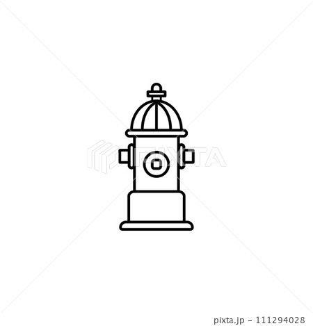 fire hydrant icon fire hydrant icon 111294028