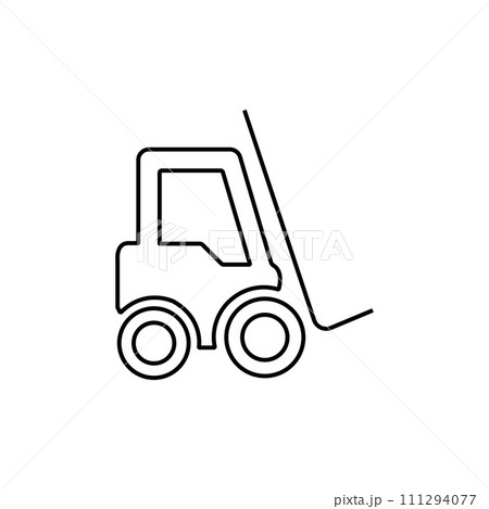 forklift icon forklift icon 111294077