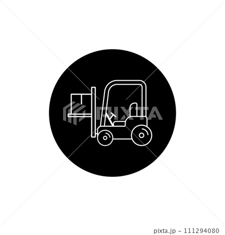forklift icon forklift icon 111294080