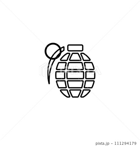 grenade icon vector illurtration logo design 111294179