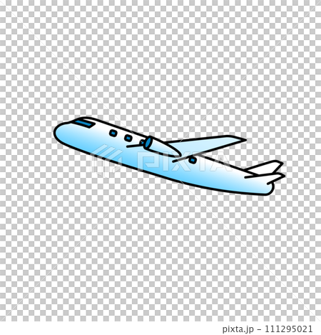 飛機起飛的插圖 飛機起飛的插圖 111295021