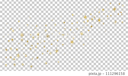 gold sparkle twinkle splatter glitter border frame random luxury sparkling confetti light effect for christmas birthday decoration 111296158