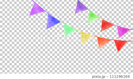 flag ribbon bunting Watercolor illustration carnival garland birthday new year baby shower party decoration banner colorful boho style border frame flag ribbon bunting Watercolor illustration carnival garland birthday new year baby shower party decoration banner colorful boho style border frame 111296169