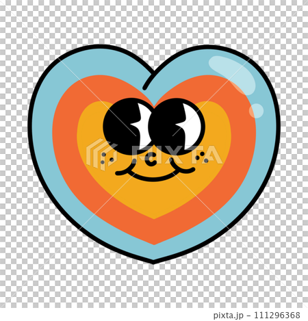heart, cartoon, character 111296368