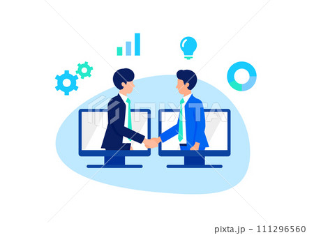 ビジネスネットワークのイメージ 111296560