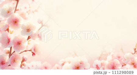 桜の背景素材 桜の背景素材 111298089