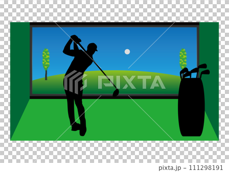 Playing golf all the time 111298191