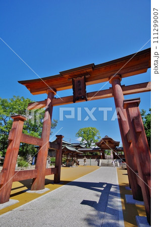 広島　饒津神社（にぎつじんじゃ）の特徴のある鳥居 111299007