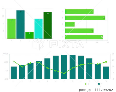 グラフを使ったビジネス資料 111299202