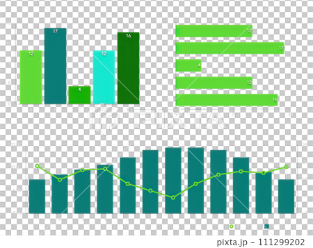 グラフを使ったビジネス資料 111299202