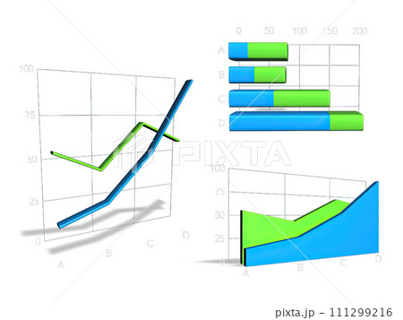 グラフを使ったビジネス資料 111299216