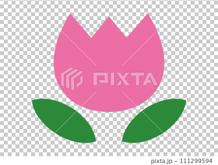 可愛的鬱金香粉紅 可愛的鬱金香粉紅 111299594