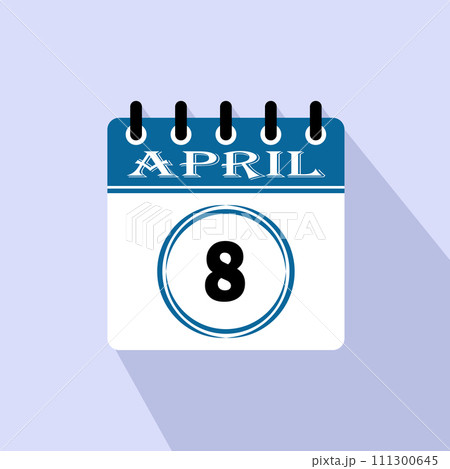 April 8 Icon 111300645
