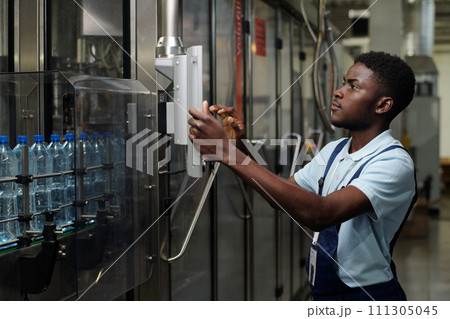 Touching display of automated equipment 111305045