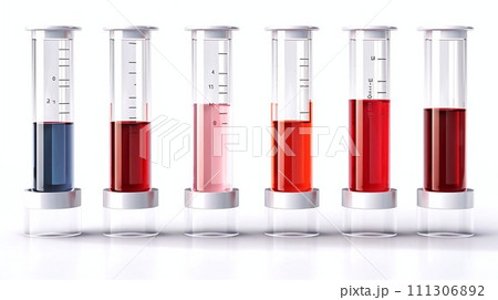Test-tubes with blood samples 111306892