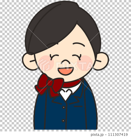 客室乗務員が笑顔で正面を向いているイラスト 客室乗務員が笑顔で正面を向いているイラスト 111307419