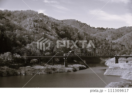 晩秋の北上線 111309617