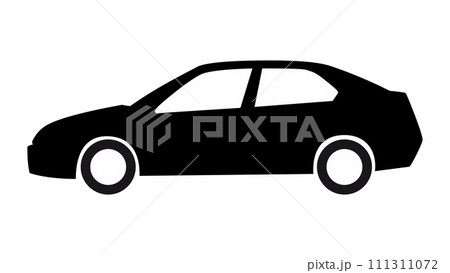 Vector car Icon on white background 111311072