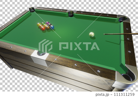 ビリヤード(billiard)　透過素材 111311259
