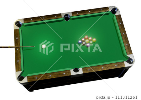ビリヤード(billiard)　透過素材 111311261