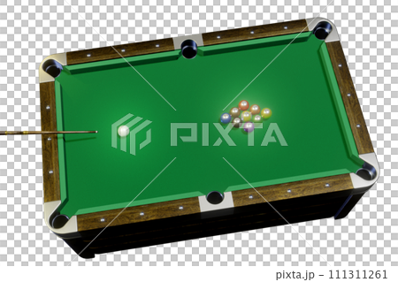ビリヤード(billiard)　透過素材 111311261