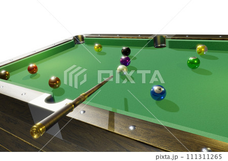 ビリヤード(billiard)　透過素材 111311265