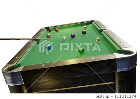 ビリヤード(billiard)　透過素材 111311274