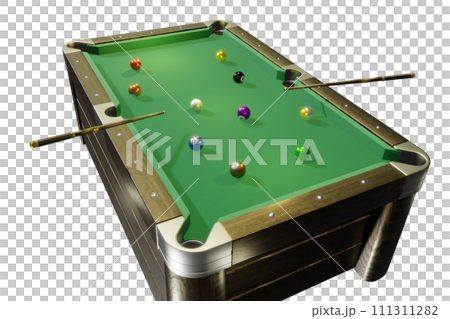 ビリヤード(billiard)　透過素材 111311282