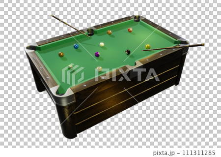 ビリヤード(billiard)　透過素材 111311285
