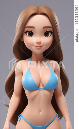 ビキニ姿 ビキニ きれい 111311394