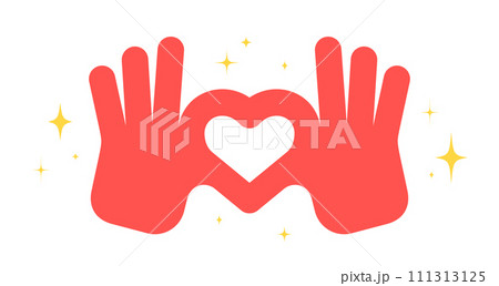 Hand sign Heart Love Hand sign Heart Love 111313125