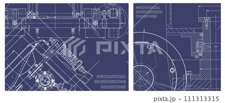 Engineering illustration set. Cover, flyer, banner, background Engineering illustration set. Cover, flyer, banner, background 111313315
