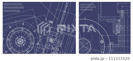 Engineering illustration set. Cover, flyer, banner, background Engineering illustration set. Cover, flyer, banner, background 111313320