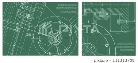 Engineering illustration set. Cover, flyer, banner, background Engineering illustration set. Cover, flyer, banner, background 111313709