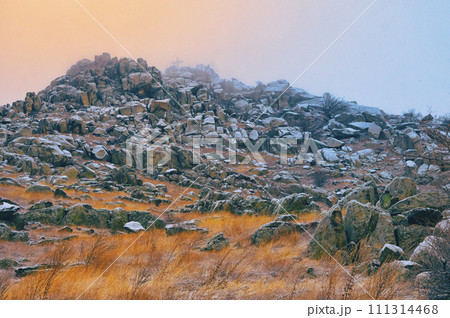 Winter in Macin Mountains, Romania Winter in Macin Mountains, Romania 111314468
