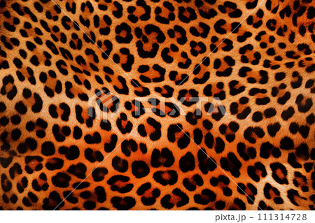 ヒョウ柄のテクスチャ 111314728