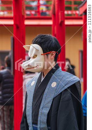 節分の海山道神社、狐の嫁入り神事〈三重県四日市市〉 節分の海山道神社、狐の嫁入り神事〈三重県四日市市〉 111316863