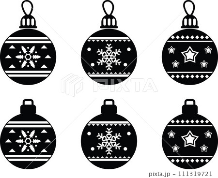 Christmas Ball, Merry Christmas, Santa, Christmas Holiday, Vector Illustration File 111319721