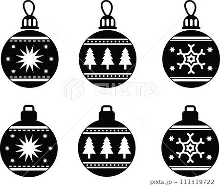 Christmas Ball, Merry Christmas, Santa, Christmas Holiday, Vector Illustration File 111319722