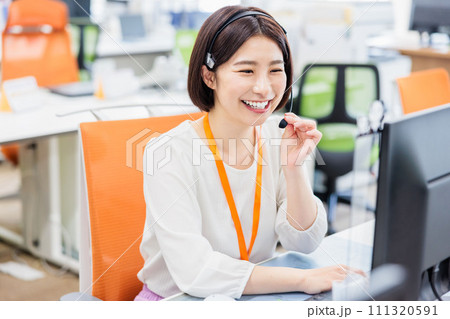 テレホンオペレーター  コールセンター  111320591